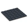 Aufsicht auf die Unterseite, also die Bodenseite von WARCO-Formteil 7135 - Fitnessvloer voor buiten im Format 60 x 60 x 3 cm | 0,36 m².