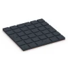Aufsicht auf die Unterseite, also die Bodenseite von WARCO-Formteil 7136 - Fitnessvloer voor buiten im Format 60 x 60 x 3 cm | 0,36 m².