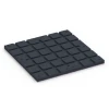 Aufsicht auf die Unterseite, also die Bodenseite von WARCO-Formteil 7137 - Fitnessvloer voor buiten im Format 60 x 60 x 3 cm | 0,36 m².