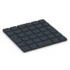 Aufsicht auf die Unterseite, also die Bodenseite von WARCO-Formteil 7140 - Fitnessvloer voor buiten im Format 60 x 60 x 3 cm | 0,36 m².