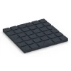 Aufsicht auf die Unterseite, also die Bodenseite von WARCO-Formteil 7142 - Fitnessvloer voor buiten im Format 60 x 60 x 4 cm | 0,36 m².