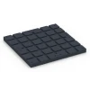 Aufsicht auf die Unterseite, also die Bodenseite von WARCO-Formteil 7143 - Fitnessvloer voor buiten im Format 60 x 60 x 4 cm | 0,36 m².