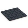 Aufsicht auf die Unterseite, also die Bodenseite von WARCO-Formteil 7145 - Fitnessvloer voor buiten im Format 60 x 60 x 4 cm | 0,36 m².