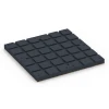 Aufsicht auf die Unterseite, also die Bodenseite von WARCO-Formteil 7149 - Fitnessvloer voor buiten im Format 60 x 60 x 4 cm | 0,36 m².