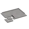 Typische Verlegung oder Einbausituation für den Artikel 4545 von WARCO - Buiten vlondertegel, Farbton Grijs Melange in der Abmessung 500 x 500 x 40 mm.