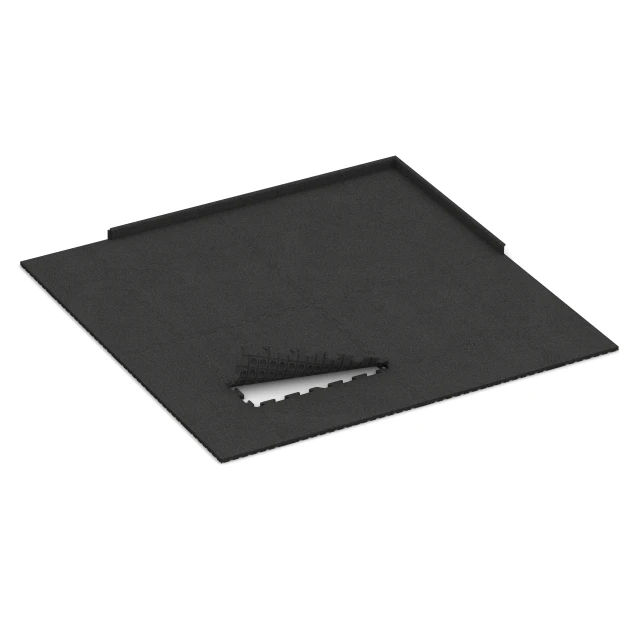 Typische Verlegung oder Einbausituation für den Artikel 3324 von WARCO - Speelplaats vloeren, Farbton Antraciet in der Abmessung 100 x 100 x 3 cm | 1,00 m².