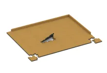 Hoekplaat (fabrieksgesneden)