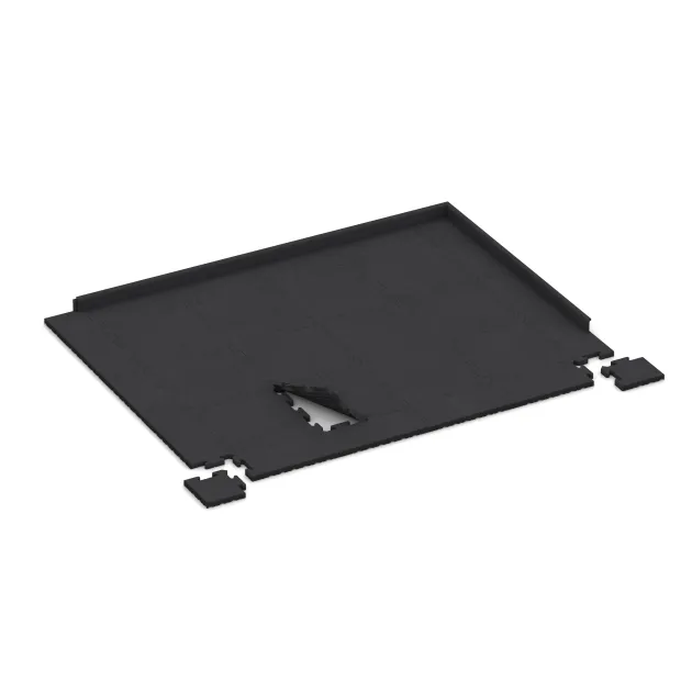 Typische Verlegung oder Einbausituation für den Artikel 4910 von WARCO - Hoektegel HD Fine, Farbton Anthraciet in der Abmessung 235 x 235 x 30 mm.