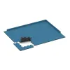Typische Verlegung oder Einbausituation für den Artikel 0134 von WARCO - Zwembadrandtegel, Farbton Atlantisch in der Abmessung 500 x 500 x 18 mm.