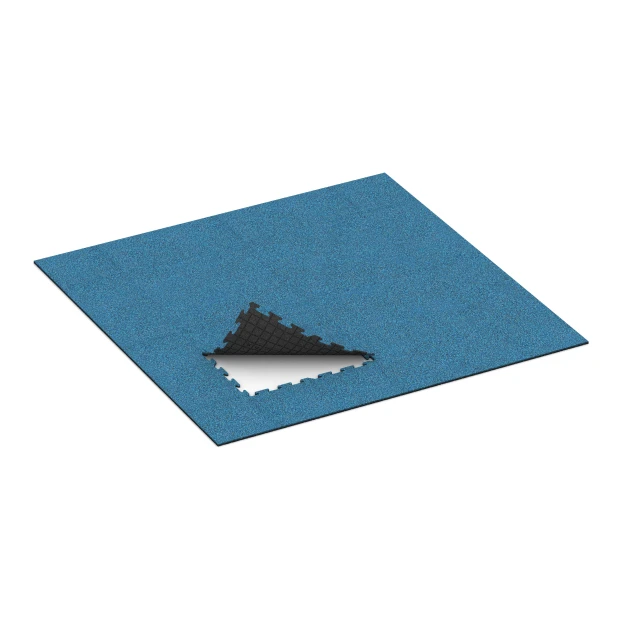 Typische Verlegung oder Einbausituation für den Artikel 0296 von WARCO - Rubberen traptegel, Farbton Atlantisch in der Abmessung 100 x 100 x 1,8 cm | 1,00 m².