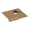 Typische Verlegung oder Einbausituation für den Artikel 4776 von WARCO - Randtegel HD, Farbton Rattan Lounge in der Abmessung 1000 x 485 x 18 mm.