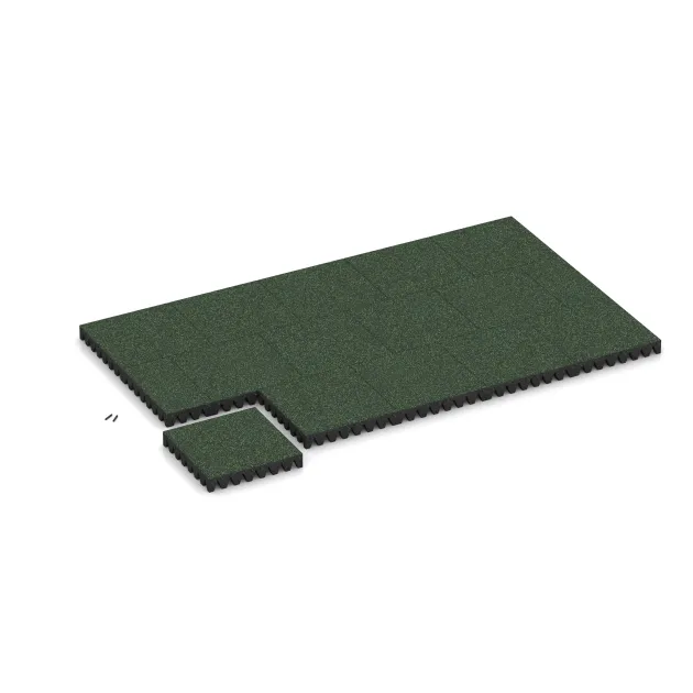 Typische Verlegung oder Einbausituation für den Artikel 5365 von WARCO - Valtegel, Farbton Engels Gras in der Abmessung 500 x 500 x 80 mm.