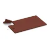 Typische Verlegung oder Einbausituation für den Artikel 5597 von WARCO - Rubber speelplaatstegel 8 cm - EN 1177 ≤ 195 cm, Farbton Baksteenrood in der Abmessung 500 x 500 x 80 mm.