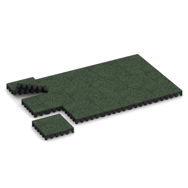 Typische Verlegung oder Einbausituation für den Artikel 3709 von WARCO - Valtegel, Farbton Engels Gras in der Abmessung 500 x 500 x 100 mm.