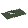 Typische Verlegung oder Einbausituation für den Artikel 5193 von WARCO - Rubberen bestratingsmat, Farbton Grasgroen in der Abmessung 1120 x 1000 x 17 mm.