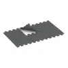 Typische Verlegung oder Einbausituation für den Artikel 5194 von WARCO - Rubberen bestratingsmat, Farbton Leigrijs in der Abmessung 1120 x 1000 x 17 mm.