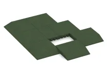 Randplaat (één zijde afgeschuind)