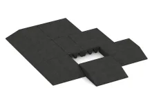 Randplaat (één zijde afgeschuind)