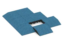 Randplaat (één zijde afgeschuind)