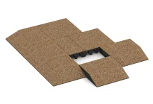 Randplaat (één zijde afgeschuind)