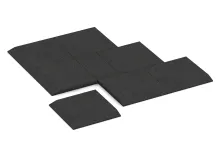 Hoekpaneel (twee zijden afgeschuind)