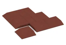 Hoekpaneel (twee zijden afgeschuind)