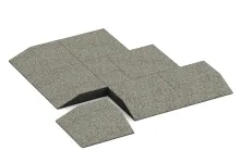 Hoekpaneel (twee zijden afgeschuind)