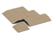 Hoekpaneel (twee zijden afgeschuind)