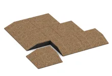 Hoekpaneel (twee zijden afgeschuind)