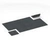 Typische Verlegung oder Einbausituation für den Artikel 6457 von WARCO - Fitnessvloer Compact, Farbton Licht blauw gespikkeld in der Abmessung 50 × 50 × 0,8 cm.