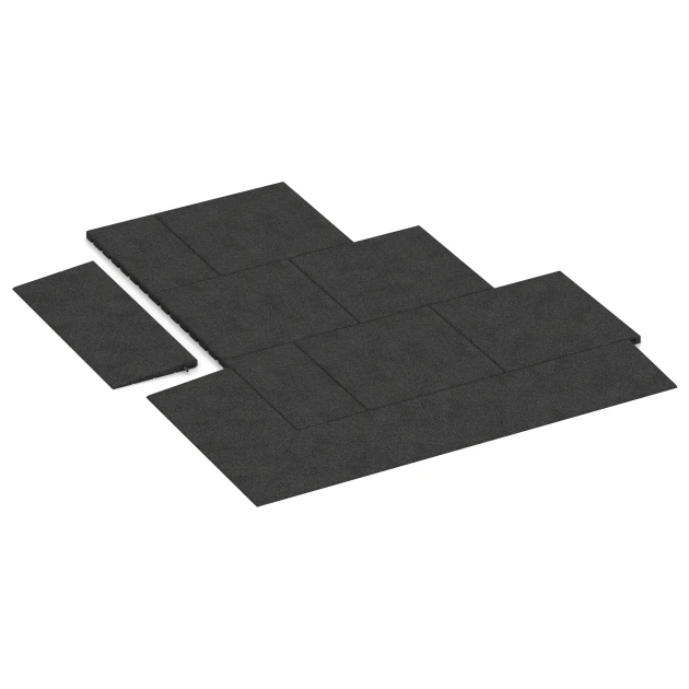 Typische Verlegung oder Einbausituation für den Artikel 2348 von WARCO - Drempelhulp 75 cm, Farbton Antraciet in der Abmessung 750 x 300 x 30/8 mm.