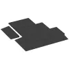 Typische Verlegung oder Einbausituation für den Artikel 2508 von WARCO - Drempelhulp 75 cm, Farbton Anthraciet in der Abmessung 750 x 300 x 50/8 mm.