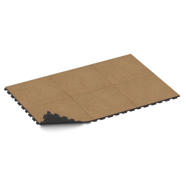 Typische Verlegung oder Einbausituation für den Artikel 5772 von WARCO - Eventvloer, Farbton Rattan Lounge in der Abmessung 1000 x 1000 x 30 mm.