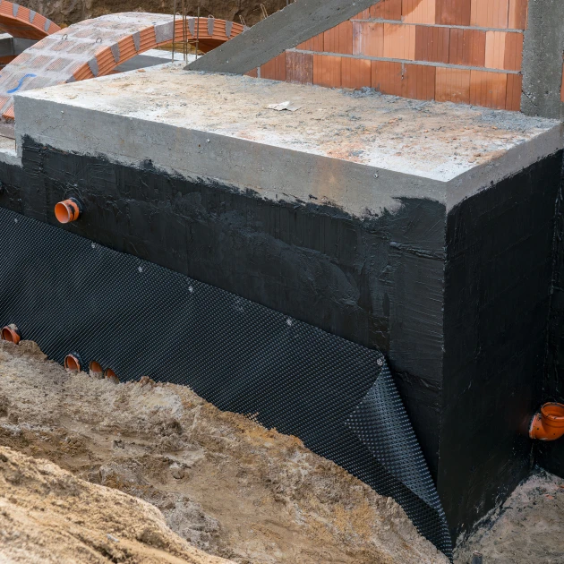 Typische Verlegung oder Einbausituation für den Artikel 0030 von WARCO - ALLESDICHT – Waterdichting, Farbton Grijs in der Abmessung 11 kg | 3,3 m².