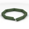 Typische Verlegung oder Einbausituation für den Artikel 6641 von WARCO - Rubberen opsluitband, Farbton Grasgroen in der Abmessung 100 x 15 x 30 cm.