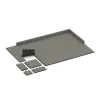 Typische Verlegung oder Einbausituation für den Artikel 3721 von WARCO - Fitnessmat Premium 2 cm, Farbton Grijs Graniet in der Abmessung 306 x 306 x 20 mm.