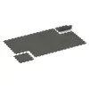 Typische Verlegung oder Einbausituation für den Artikel 0958 von WARCO - Fitnessvloer Compact, Farbton Donkergrijs Graniet in der Abmessung 485 x 485 x 16 mm.