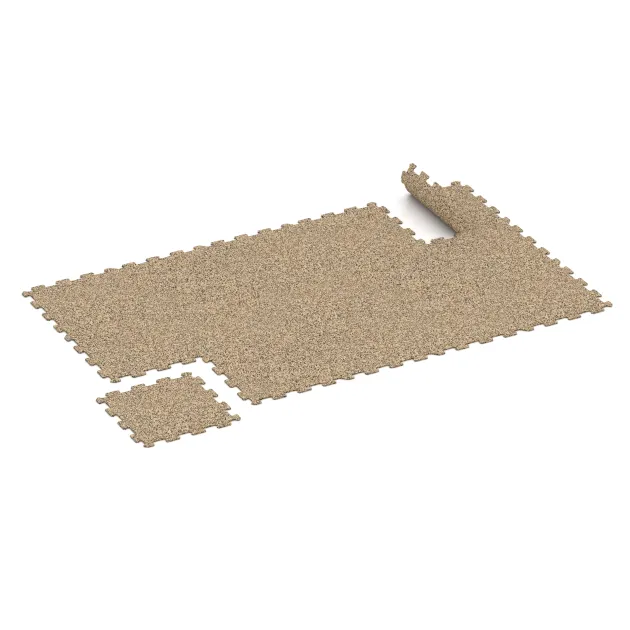 Typische Verlegung oder Einbausituation für den Artikel 0876 von WARCO - Traptegel, Farbton Travertin in der Abmessung 485 x 485 x 8 mm.