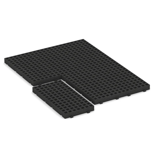 Typische Verlegung oder Einbausituation für den Artikel 6115 von WARCO - Valtegel grasrooster speelplaats, Farbton Antraciet in der Abmessung 100 × 50 × 8 cm.