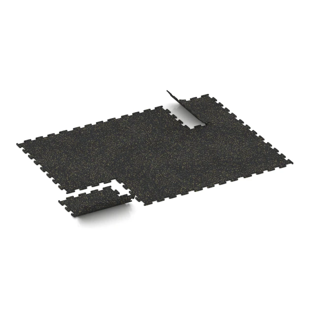 Typische Verlegung oder Einbausituation für den Artikel 3764 von WARCO - Fitness Performance Elite Trainingsvloer, Farbton Licht Geel Gesprenkelde in der Abmessung 50 x 50 x 1 cm | 0,25 m².