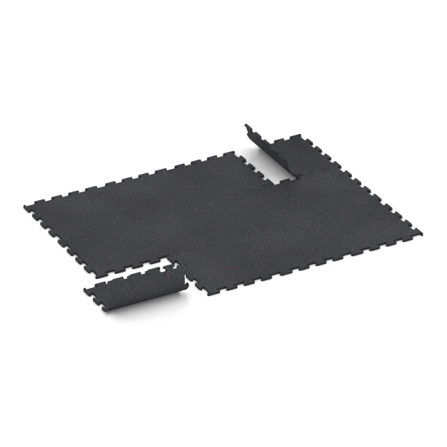 Typische Verlegung oder Einbausituation für den Artikel 3769 von WARCO - Fitness Performance Elite Trainingsvloer, Farbton Licht Rood Gespikkeld in der Abmessung 50 x 50 x 1,5 cm | 0,25 m².
