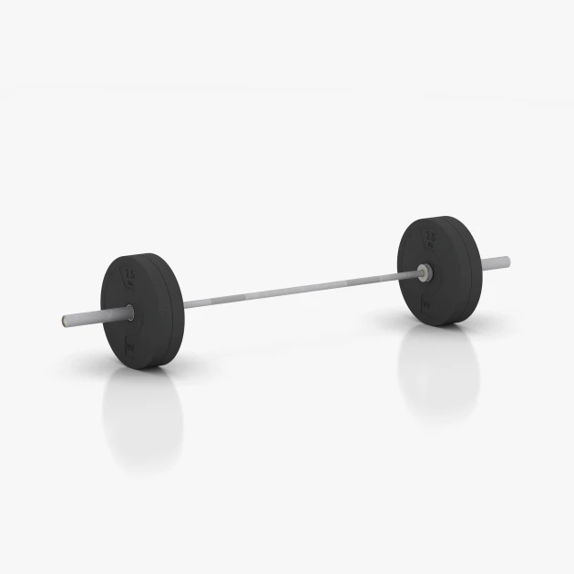 Typische Verlegung oder Einbausituation für den Artikel 6088 von WARCO - Bumper Plate Slim, Farbton Antraciet in der Abmessung 15 kg | ø 45,4 x 5,85 cm.