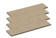 Valdempende EPDM-tegel – 120 cm
