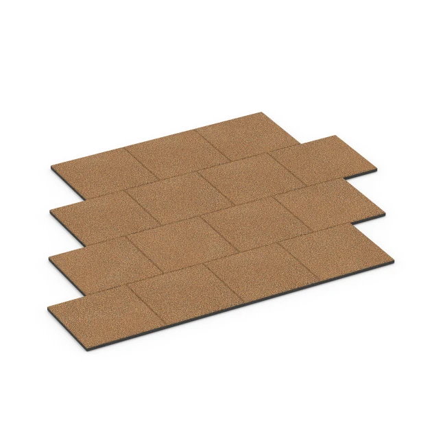 Typische Verlegung oder Einbausituation für den Artikel 6416 von WARCO - Rubberen speelplaatstegel – 90 cm, Farbton Terracotta in der Abmessung 50 x 50 x 3 cm | 0,25 m².