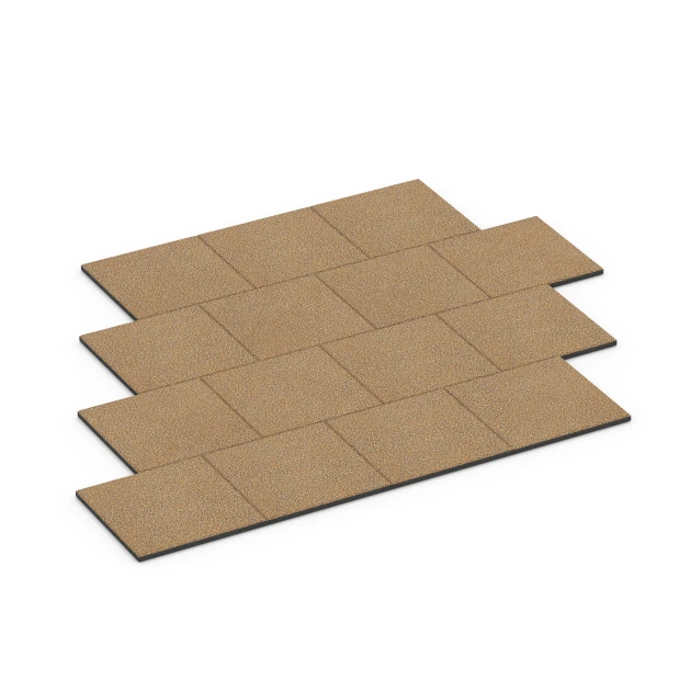 Typische Verlegung oder Einbausituation für den Artikel 6421 von WARCO - Rubberen speelplaatstegel – 90 cm, Farbton Rattan in der Abmessung 50 x 50 x 3 cm | 0,25 m².