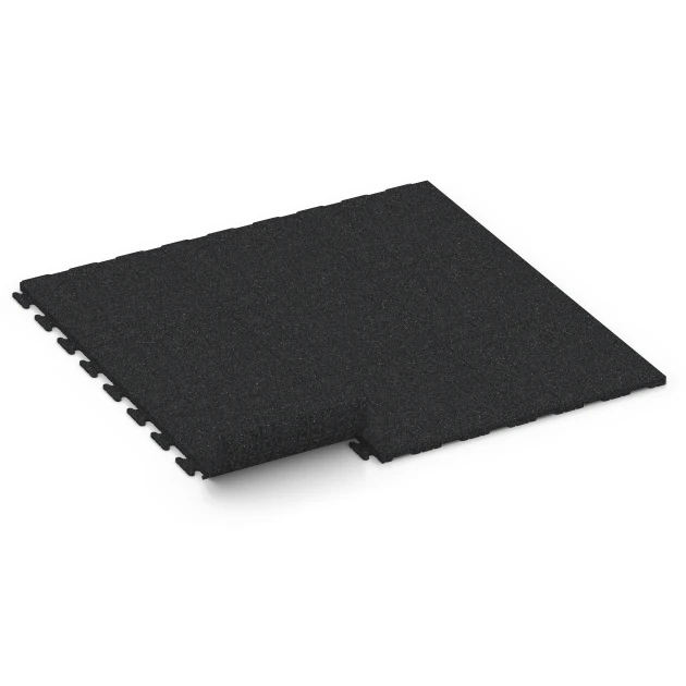 Typische Verlegung oder Einbausituation für den Artikel 7052 von WARCO - Rubber terrastegel Linea, Farbton Antraciet in der Abmessung 50 x 50 x 3 cm | 0,25 m².