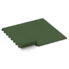 Typische Verlegung oder Einbausituation für den Artikel 7054 von WARCO - Rubber terrastegel Linea, Farbton Grasgroen in der Abmessung 50 x 50 x 3 cm | 0,25 m².