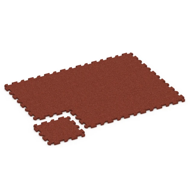 Typische Verlegung oder Einbausituation für den Artikel 6988 von WARCO - Fitnesstegel, Farbton Baksteenrood in der Abmessung 50 x 50 x 3 cm | 0,25 m².