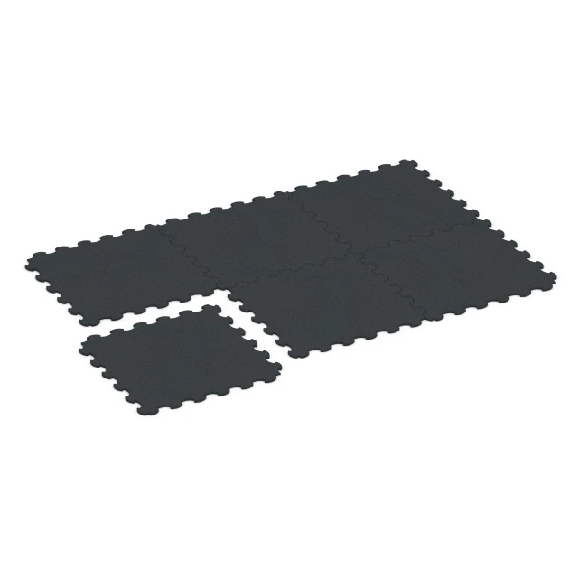 Typische Verlegung oder Einbausituation für den Artikel 6376 von WARCO - Fitness Vloerbeschermingsmat, Farbton Antraciet in der Abmessung 102,5 x 102,5 x 1,5 cm | 1,05 m².