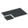 Typische Verlegung oder Einbausituation für den Artikel 7086 von WARCO - Rubber mat voor honden, Farbton Antraciet in der Abmessung 102,5 x 102,5 x 1,5 cm | 1,05 m².